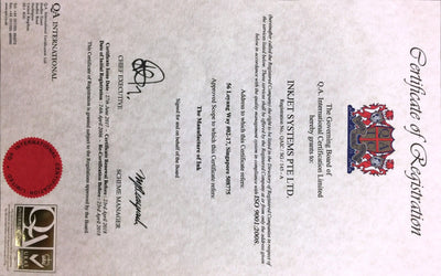 SAM★INK® Quality Certified ISO 9001 2017