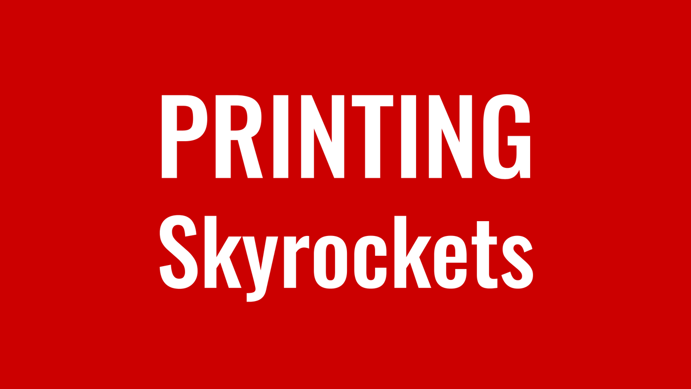 Printing Skyrockets SAM★INK®