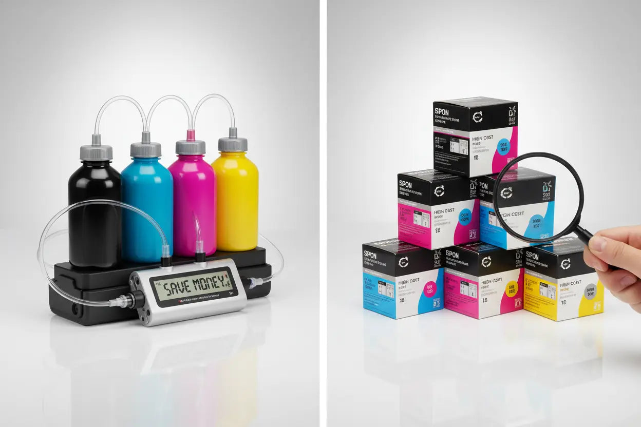 Bulk Ink vs Cartridges Cost: OEM Cost Per Print Comparison 2024 – SAM★INK®