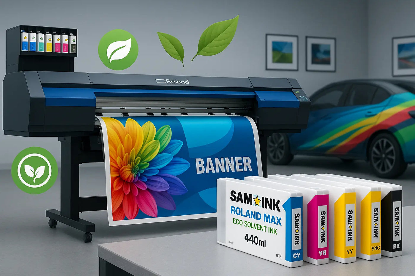 SAM★INK Roland MAX Eco Solvent Ink 440ml: Complete Guide for Professio ...
