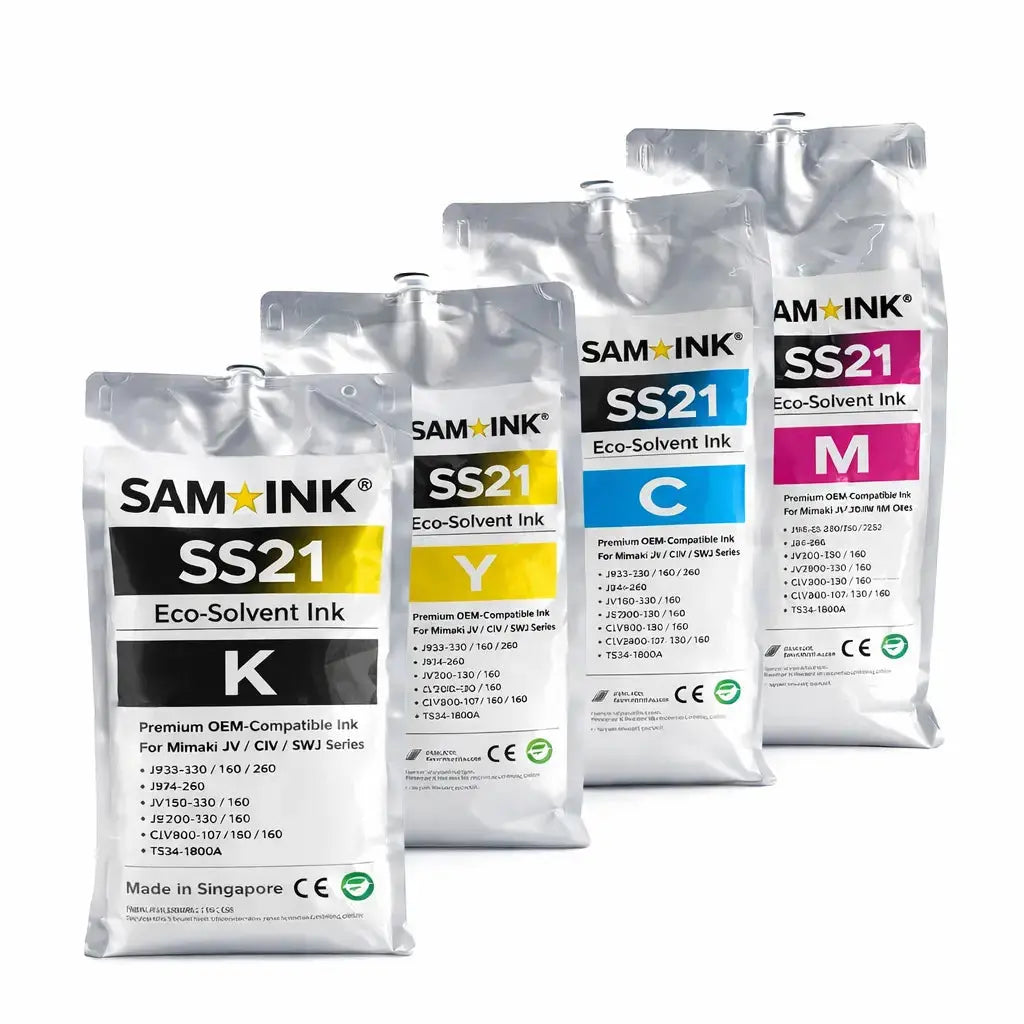 SAM☆INK® SS21 2L Eco-Solvent Ink – Mimaki Compatible | Lower Cost