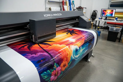 Printer Producing Vehicle Wrap