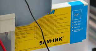 SAMINK Roland Eco Sol Max Cartridge Inserted On Printer